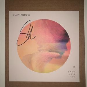 Signed Shawn Mendes vinyl